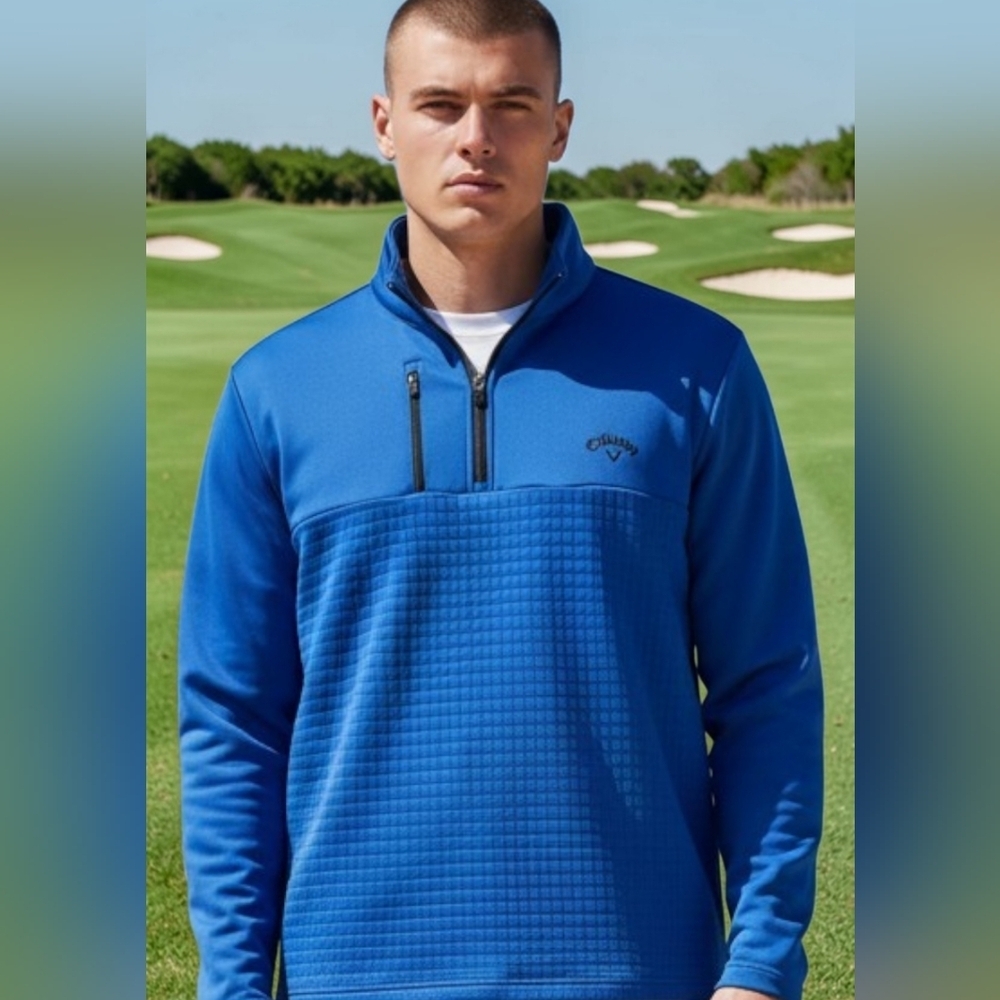 Callaway Men's XL Golf Qrt Zip Pull Over Sweater Hoodie